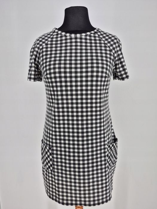 Sukienka w kratkę Atmosphere 42 XL 14 prosta