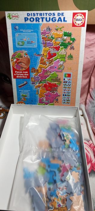 Puzzle distritos portugal