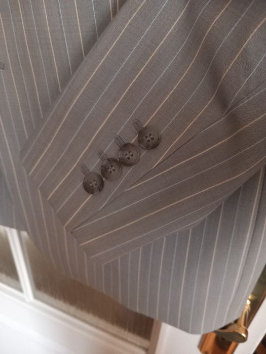 Garnitur męski w prążki XL Bytom