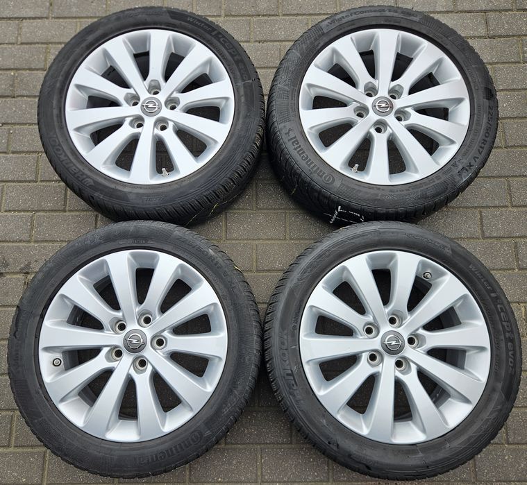 4x Felgi alu OPEL OE 7.0 x 17 5x115 ET44 Insignia Zafira Astra +TPMS [