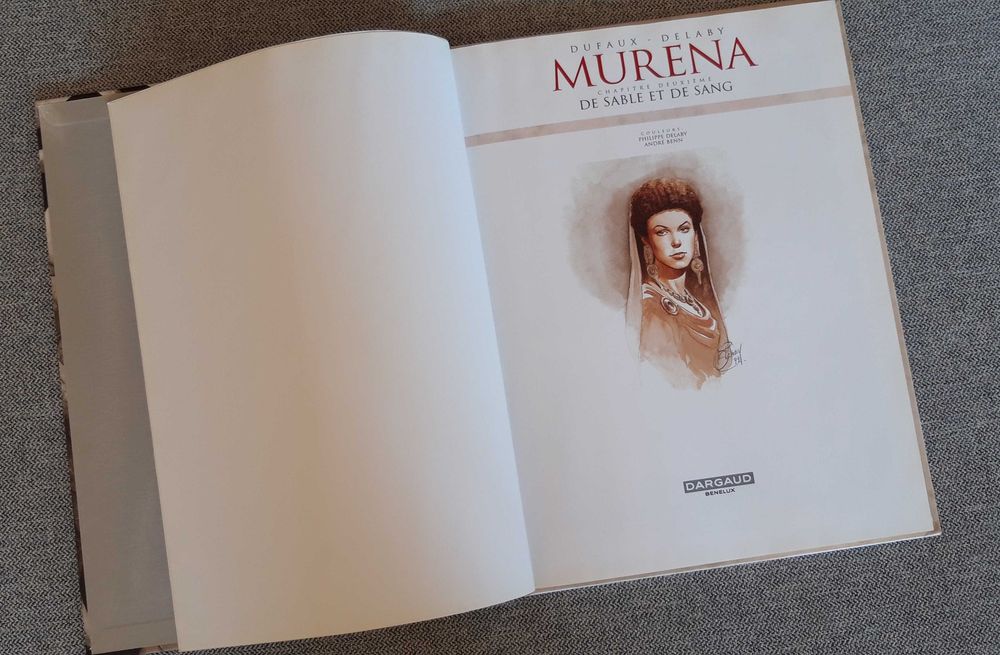 BD em francês "MURENA" volume 1 e 2