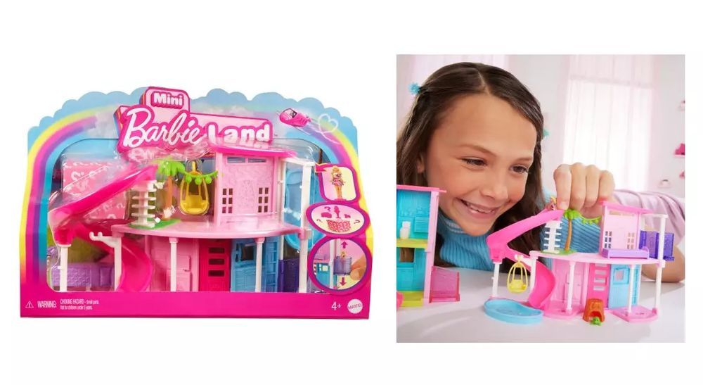 Barbie. HYF45 Barbieland. Domek i lalka 1. Barbie. Nowy Produkt