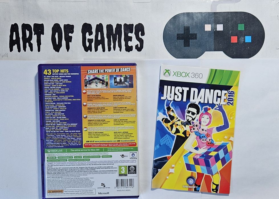 Gra Just Dance 2016 Xbox 360 Ruchowa Taneczna Kinect