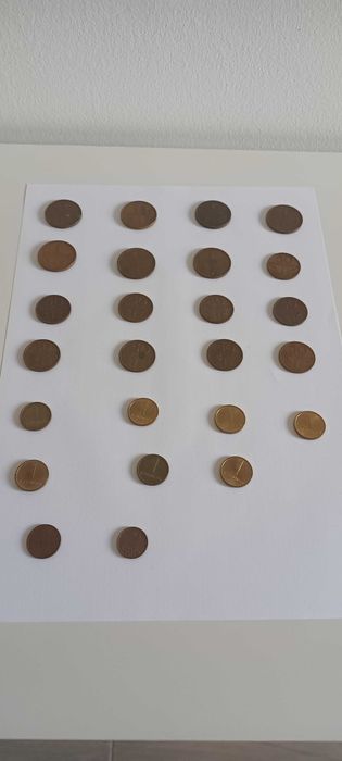 Moedas antigas de 1 escudo, 50 centavos