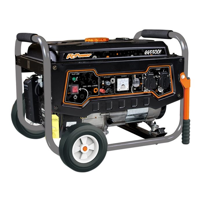 Бензиновий генератор 2.8-3.0 кВт ITC Power GG3300F( Італія)новий