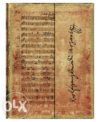 Caderno PaperBlanks Mozart Ultra pautado NOVO