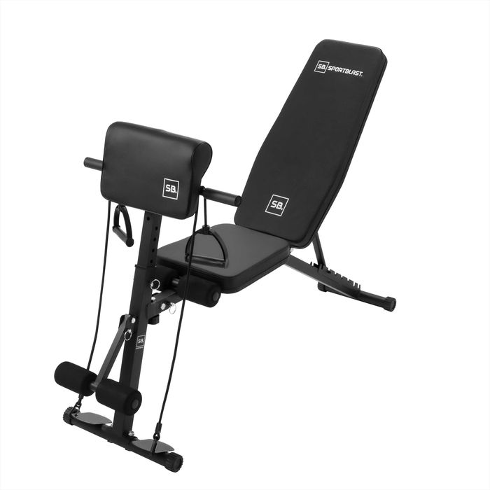 Ławka treningowa regulowana płaska skos modlitewnik prasa do nóg DW