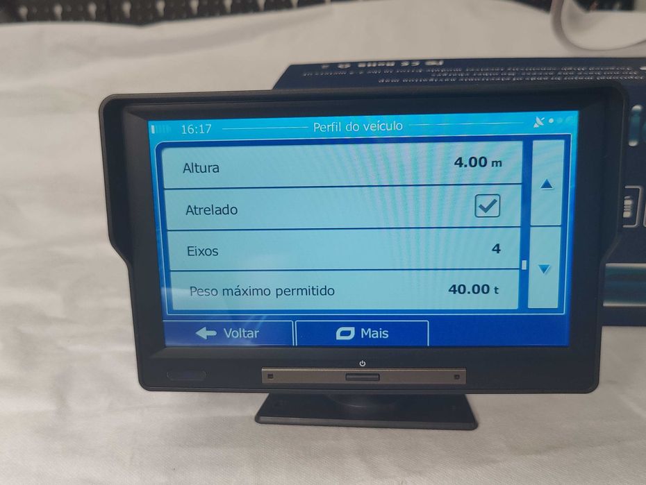 GPS Profissional 9 Polegadas – Camião – GPS Pesados Mapa da Europa