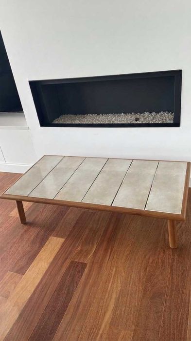MESA DE CENTRO RIVUS NESTO | Novo / Sem Uso | Interior & Exterior (Tampo Cerâmica)