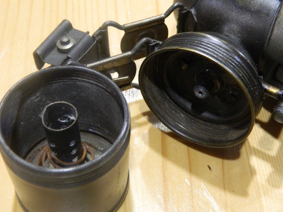 rowerowa lampa karbidowa