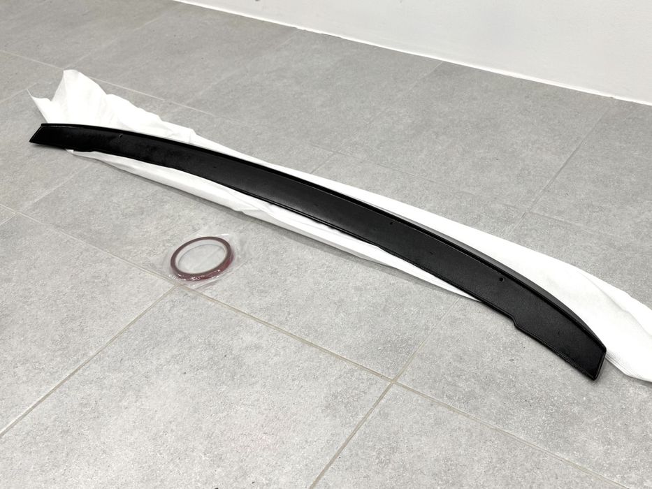 Спойлер ліп багажника Audi A4 B9 2015-2023 ABS пластик, чорний глянець