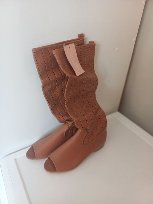 Buty damskie ażurowe