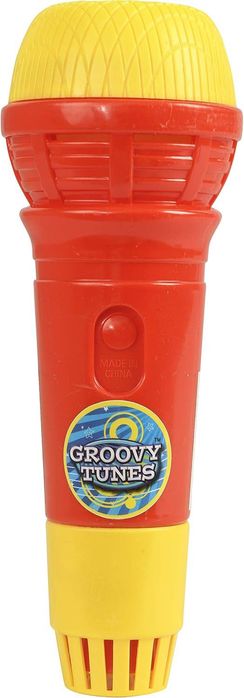 2 szt. mikrofonów z efektem echa HTI “Groovy Tunes” czerwony niebieski