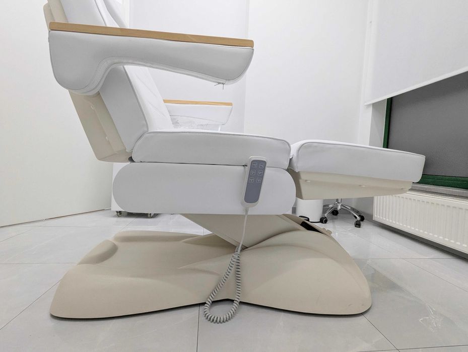 Fotel kosmetyczny elektryczny z pilotem 3 silniki Wrocław