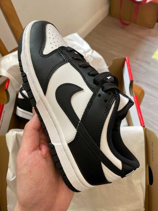 Nike DunkLow Panda czarno-białe trampki casual trampki