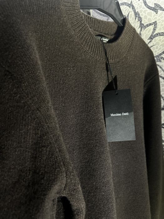 Коричневий светр Massimo Dutti xs