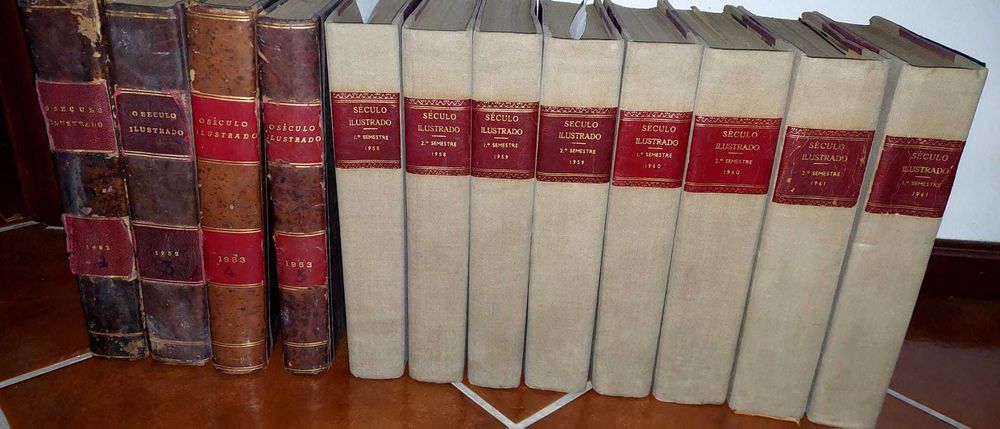 SÉCULO ILUSTRADO  - Anos completos encadernados
