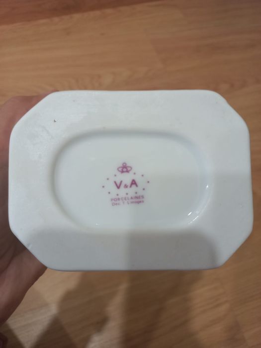 Conjunto 3 peças Limoges, muito detalhado