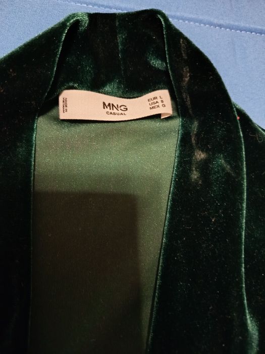 Vestido verde mango