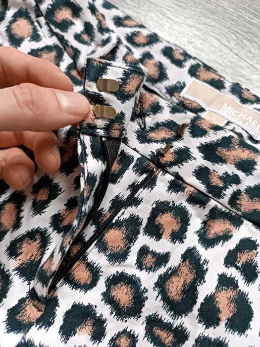 Spodnie damskie legginsy rurki pants Michael Kors panterka