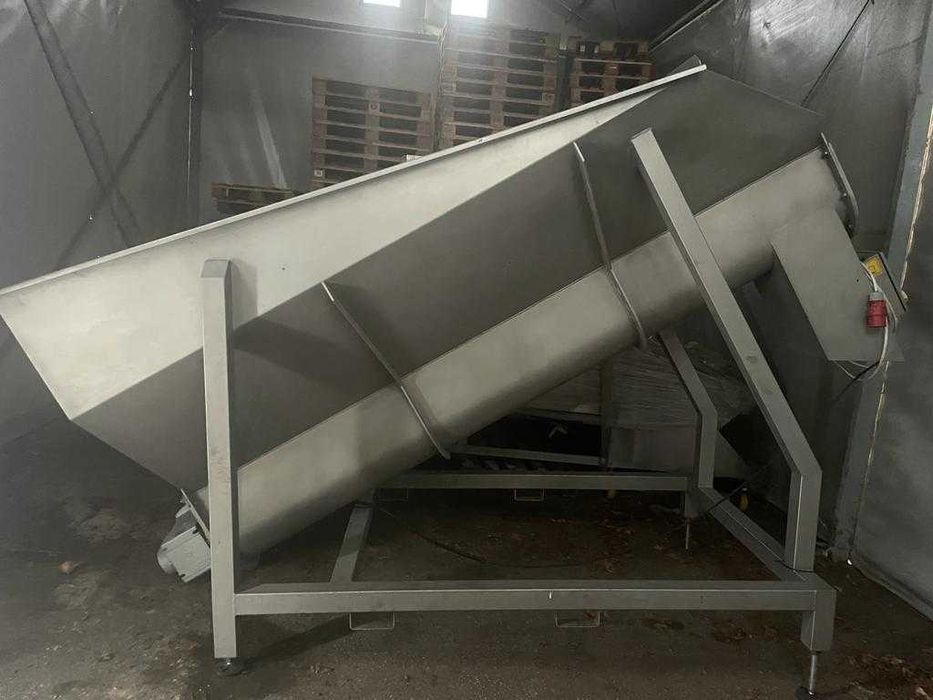 Bunkier Rozładunkowy Ślimakowy Kosz Przyjęciowy Podajnik