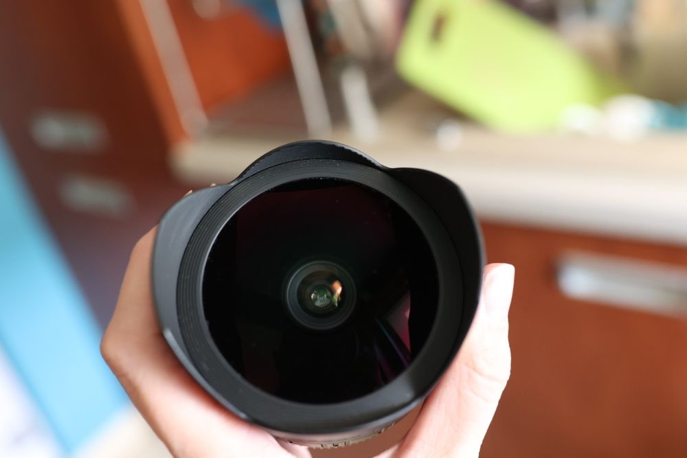Sigma 15mm 2.8 fisheye mocowanie Canon