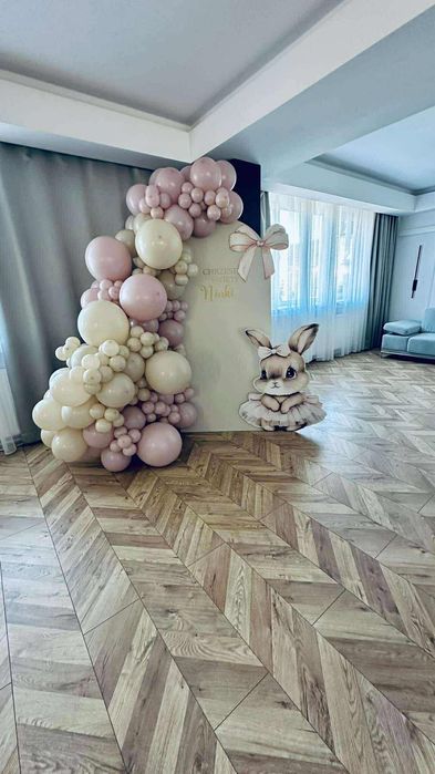 Ścianki balonowe na urodziny, kunie, chrzest, ślub itp