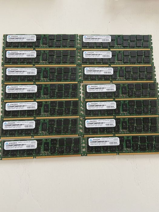Серверна оперативна пам'ять Hynix 16gb DDR3-1333 pc3l-10600r rdimm ecc
