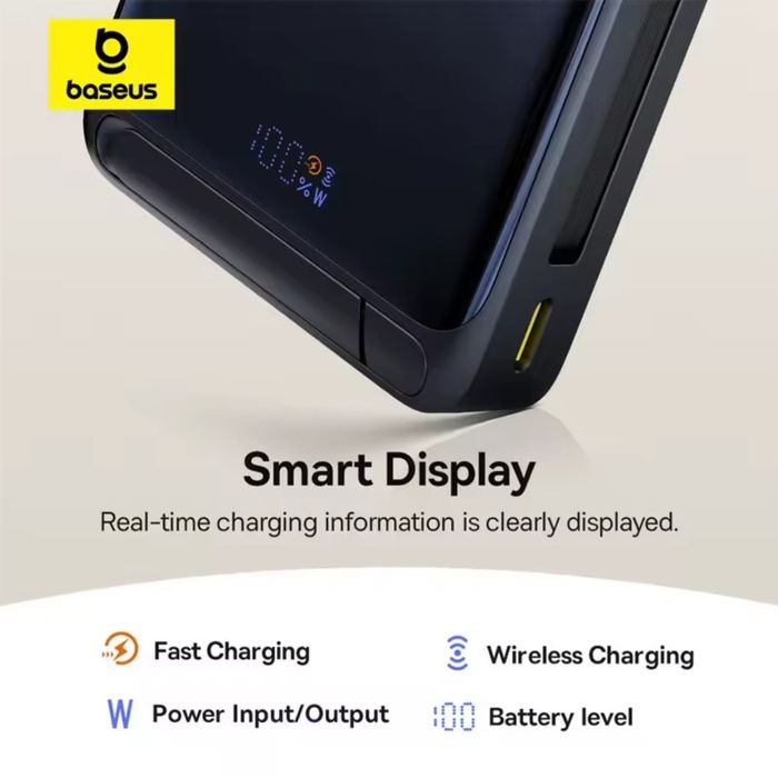 Магнітний повербанк Baseus Qi2 45w