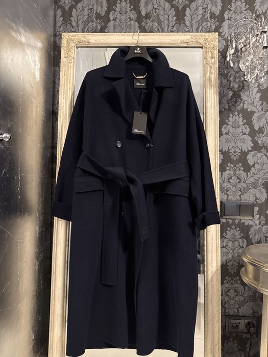 Розкішне пальто Blumarine Cos Max Mara 2 шт синє і кемел пальто батал