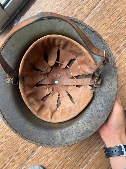 Capacete Militar Português WW1  guerra dás Trincheiras 1916 - Original