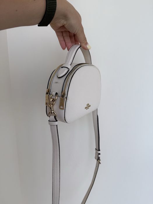 Сумка Coach молочна