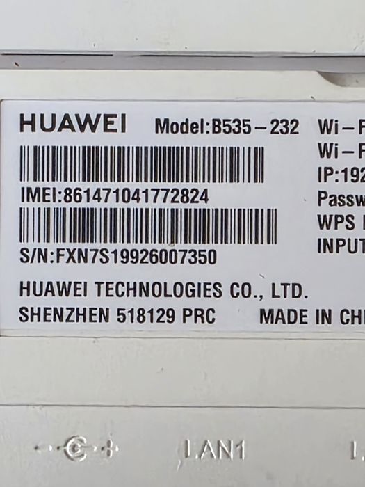Router + modem LTE Huawei B-535-232
