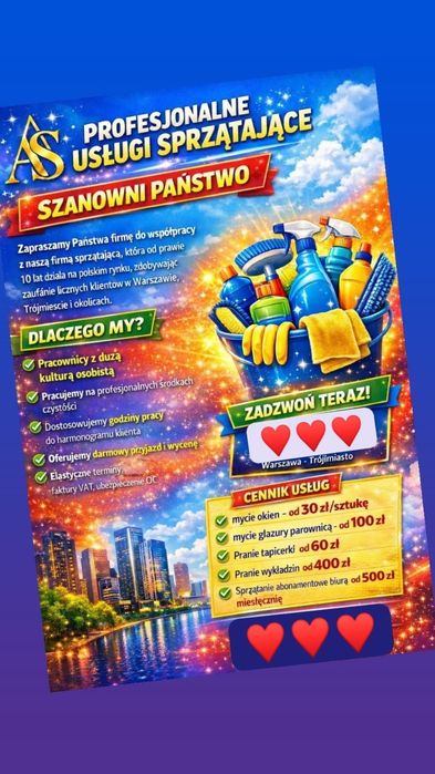 Firma sprzątająca Warszawa