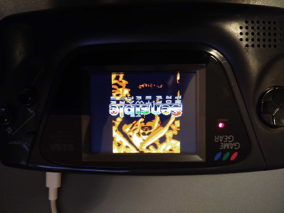 Sega Game Gear renovada tela LCD nova