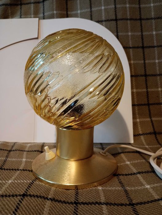 Lampka stołowa,biurkowa typu "bubble".Unikat!