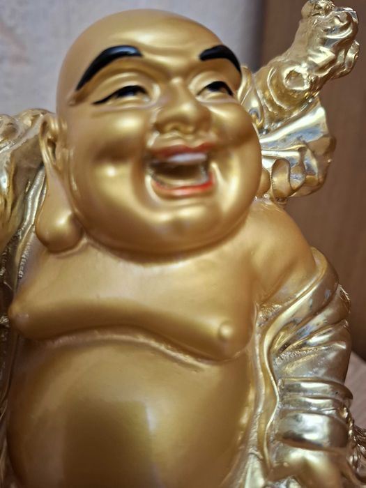 Подарок ,статуэтка  Хотей Смеющийся  Будда Фэн-шуй  Статуэтка  18 см