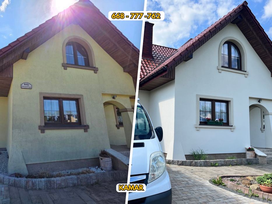 Czyszczenie & Impregnacja - Mycie Kostki Brukowej,  Mycie Elewacji, Mycie Dachu, Malowanie Elewacji | Gorąca woda  | 350 BAR | Firma KAMAR - Krosno