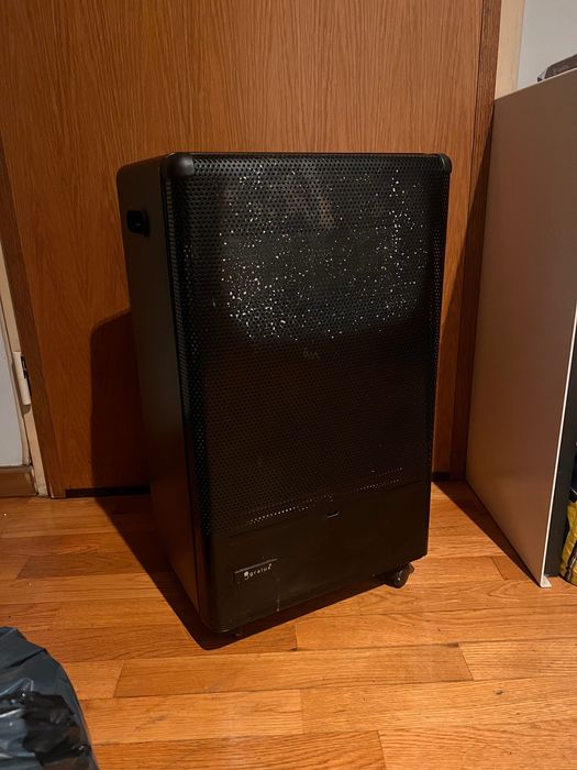 Aquecendor a gás com BOTIJA