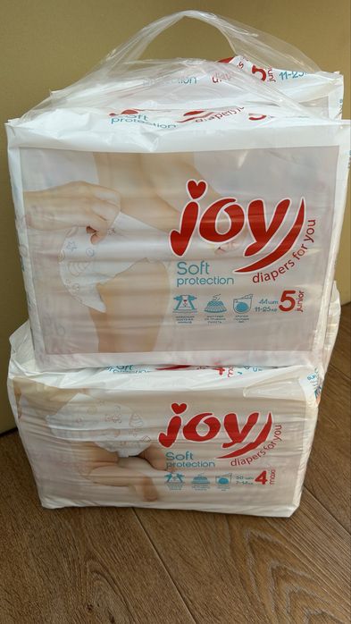 Підгузки Joy soft protection  4  розмір -трусики Lucky pin 5-6