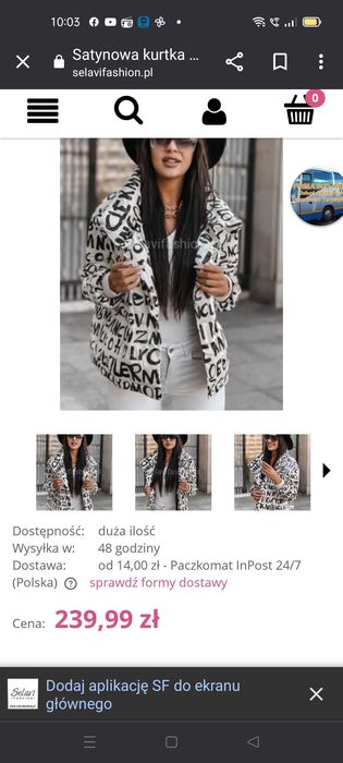 Kurtka zimowa oversize