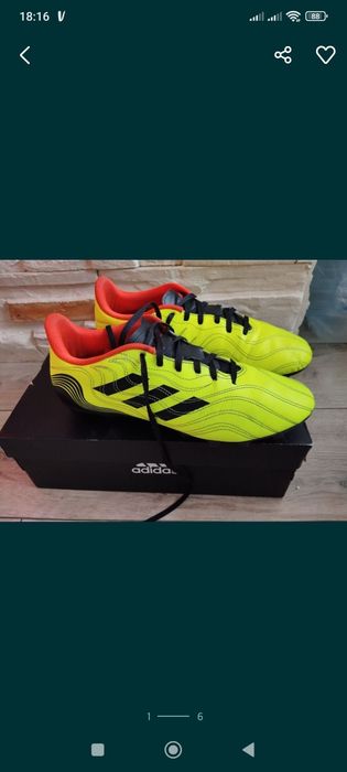 Sportowe buty piłkarskie korki do piłki nożnej Adidas copa rozmiar 45 1/3