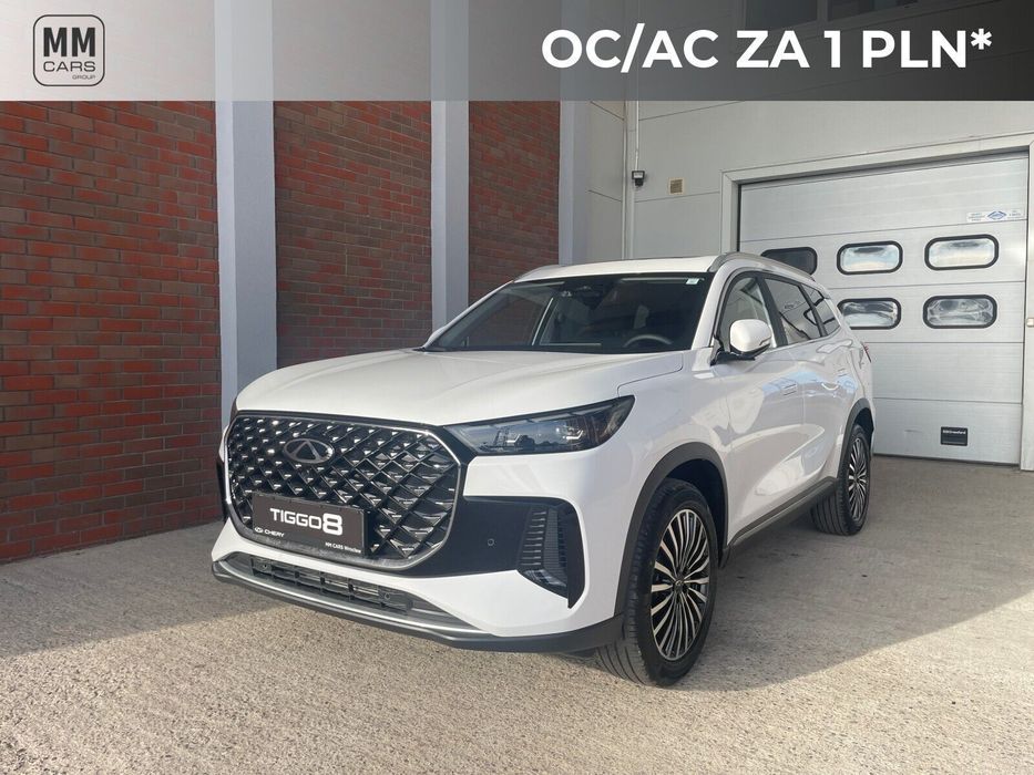 Chery Tiggo 8 Prestige 1,6 benzyna 147 KM wersja 7-mio miejscowa od ręki