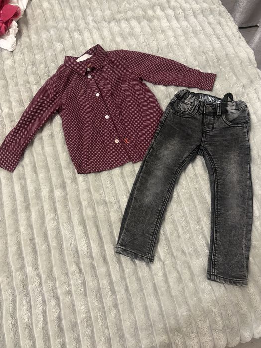 Рубашка H&M  джинси 2/3 р