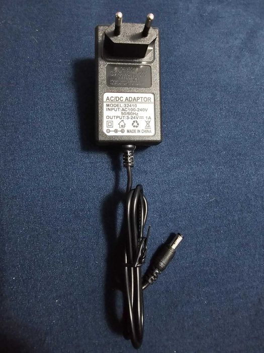 Zasilacz regulowany potencjometr 3v 24v adapter uniwersalny