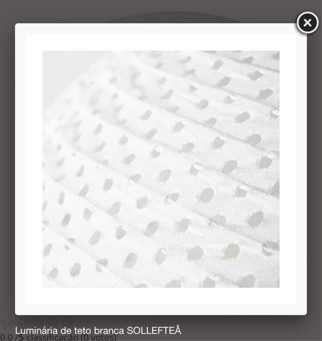 SOLLEFTEÅ White Ceiling Lamp429753301804011525