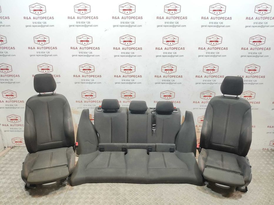 Conjunto Bancos Tecido BMW Série 1 F21 3 Portas Sport Line Pré LCI 2011 a 2015 Original