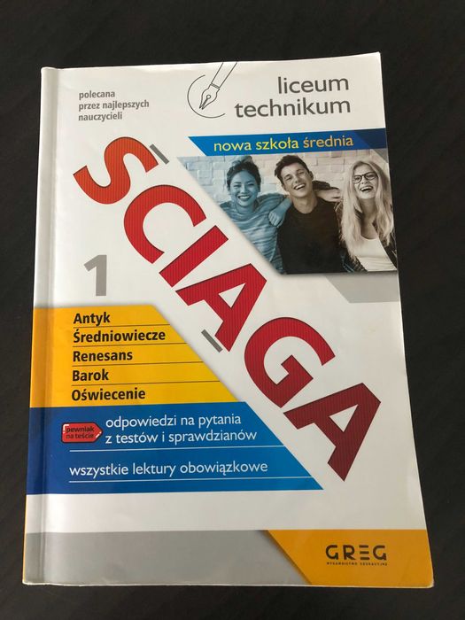 Ściąga cz. 1, wyd. Greg, od Antyku do Oświecenia