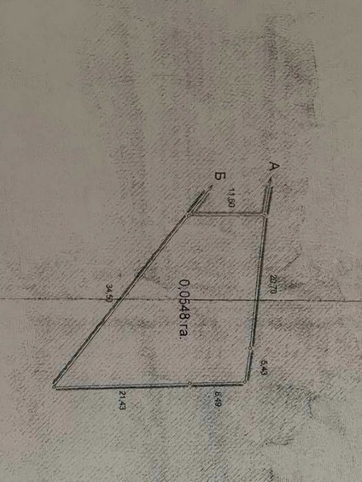 Продам участок  общей площадью 5,48 соток в Черноморке
