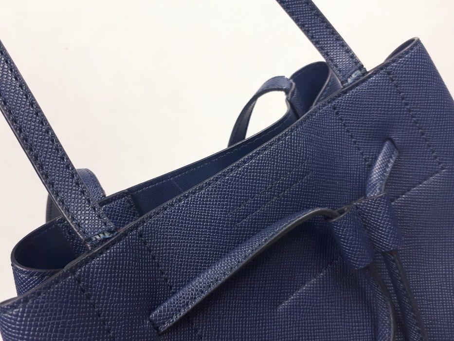 Nowa torebka JOOP! Jeans worek granatowa skóra saffiano torba